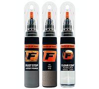 FIRANTO stylo peinture de voiture pour Volvo 472 Oyster Grey réparation couleur voiture 3 en 1, rayures stylo retouche peinture 15ml avec pinceau, apprêt, laque
