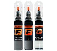 FIRANTO stylo peinture de voiture pour Volvo 714 Osmium Grey réparation couleur voiture 3 en 1, rayures stylo retouche peinture 15ml avec pinceau, apprêt, laque