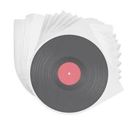 Firavggu Pochette Vinyle 45 Tours Intérieures 7 Pouces, 50 x Pochette Protection Vinyle Protege Transparente, Pochettes Vinyles en PP Anti-Statiques Protection Disques Vinyles (18 cm x 17,8 cm)