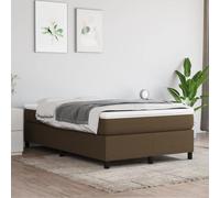 FIRBNUS Cadre de Lit à Sommier Tapissier Base de Lit Polyvalent Meuble de Chambre à Coucher Décoration Intérieure Marron Foncé 203x120x35 cm