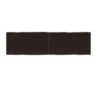 FIRBNUS Dessus de Table en Bois Meuble de Jardin pour Tables Basses Tables de Bar Look Simple et Épuré Gris Foncé 180x50x4 cm