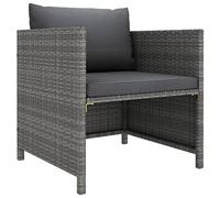 FIRBNUS Fauteuil modulaire avec coussins de jardin, meubles de jardin, meubles de jardin, meubles d'extérieur, canapé d'extérieur durable, atmosphérique et durable, ensemble de jardin en rotin PE