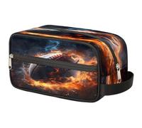 Fire America Trousse de maquillage de voyage pour femmes, hommes, enfants, filles, garçons, trousse de toilette, trousse de toilette, trousse de toilette, trousse de douche, couleur, Taille unique,
