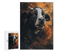 Fire and Fury Bull's Roar Puzzle 1000 Pièces Educa Jouet en Bois Cadeau Unique Décoration Intérieure Jeu Éducatif Challenge Toy Adultes Et Enfants À Partir De 14 Ans 300 PCS