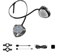 FIRE BULL Casque Bluetooth pour ski et snowboard avec interphone sans fil | Intercom bidirectionnel AEC 500 m - Réduction de l'écho et filtre anti-bruit du vent IP56 - Étanche à -30 °C - Résistant au