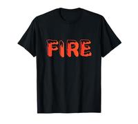 Fire Couple Costume de dernière Minute pour Halloween T-Shirt