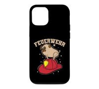 Fire Department Dog Pug on Fire Casque Coque pour iPhone 12/12 Pro