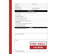 Fire Drill Log Book