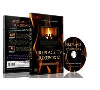 Fire DVD- Fireplace TV Jukebox 2-Choose out of 9 Fireplaces with real Burning Sounds