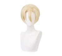 Fire Emblem Threehouses Cosplay perruque Dimitri Alexandre Bladud court doré cheveux raides Halloween jeu de rôle Costume perruques KUQX9105
