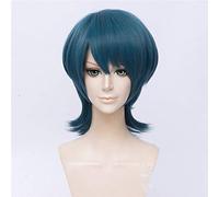 Fire Emblem ThreeHouses Perruque Byleth Long Bleu Droite Moyen Long Court Cosplay Cheveux Halloween Jeu de Rôle B