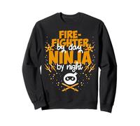 Fire Fighter by Day Ninja by Night - Meilleur Pompier Sweatshirt