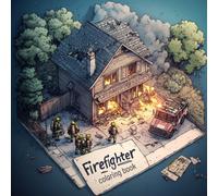 Fire Fighter Coloring Book - 44 Exciting Scenes to Color | Fire Trucks, Equipment & Rescue Missions for Kids & Adults