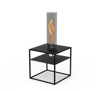 FIRE FRAME Table Lounge avec SPIN air 1200 Encastrable all black