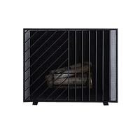 Fire Guard Écran de cheminée en maille de fer forgé fabriqué à la main à panneau unique d'intérieur de 38 x 30 pouces, pare-étincelles pour salon, décoration de chambre à coucher, noir (couleur :