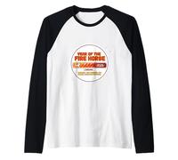 Fire Horse Loading Bar Humour 2026 Nouvel an Lunaire Manche Raglan