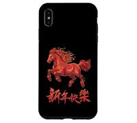 Fire Horse Lunar New Year of The Horse 2026 Zodiac Coque pour iPhone XS Max