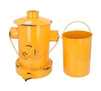 Fire Hydrant Trash peut décoratif rétro style industriel conteneurs extérieurs intérieurs avec seau pour la cuisine domestique de jardin (Jaune)
