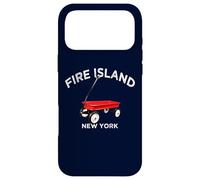 Fire Island Grande Version Red Wagon Long Island NY Beach Sun Coque pour iPhone 17 Pro Max