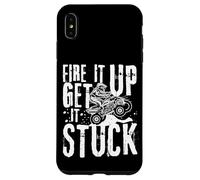 Fire It Up Get It Stuck Quad Rider Tout-Terrain Dirt Racing Coque pour iPhone XS Max