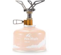Fire-Maple FMS-300T Réchaud Camping Titane Mini Gaz Orange | Ultra-léger 45g, 2600 W, réchaud portable pour extérieur, pique-nique, excursion et randonnée
