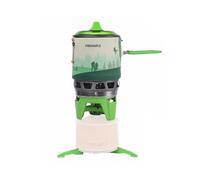 Fire-Maple FMS-X3 Réchaud Camping Gaz 0,8L, Réchaud portable à Allumage électrique+Support Casserole+Stabilisateur, Brûleur à Jet Systeme pour Randonnée et Trekking (Vert)