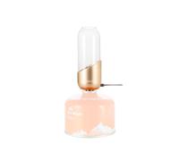 Fire-Maple Orange Lanterne de Camping à Gaz Portable en Verre Orange | Acier et Aluminium, Combustible Propane-Isobutane Luminosité Réglable Eclairage et Lampe de Camping Equipement de Camping