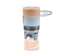 Fire-Maple Système Réchaud Gaz de Camping Portable X1 Dégradé | 30% ébullition plus rapide, échangeur thermique, allumage piézo, pot tout-en-un compact et robuste, réchaud portable