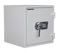 Fire Master 50 EN2 Coffre-fort Ignifuge Anti-effraction Gris Clair à Serrure Électronique