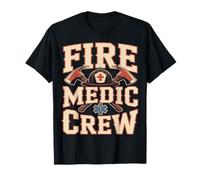 Fire Medic Crew Pompier Paramédic EMS T-Shirt
