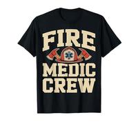Fire Medic Crew Pompier Paramédic EMS T-Shirt
