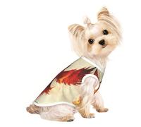 Fire Phoenix T-shirt pour chien doux et respirant, facile à mettre et à enlever, convient aux petits animaux de compagnie