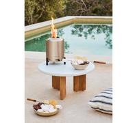 FIRE PIT COMPACT - Brasero De Table 1,5 KW Extérieur À Pellets Sans Fumée Inox