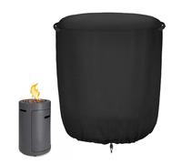 Fire Pit Cover, Fade Resistant Round Patio Blanket, Waterproof Heater Insulation Shield, Durable Outdoor Column Protector, Weatherproof Grill Mantel Guard, Ideal for Garden Lawn Deck Use