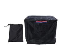 Fire Pit Cover for Outdoor Fire Table | 420D Silver Coated Water & Sunlight Protective | Rectangular Fireplace Cover for Patio / Deck / Backyard | Includes Storage Bag