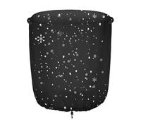 Fire Pit Cover, Patio Heater Shield, Round Grill Protector, Fade Resistant , Waterproof Backing, Ideal for Garden Patios and Year-Round Outdoor Use, 24 Inches