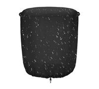 Fire Pit Cover, Round Patio Blanket, Waterproof and Weather Resistant Fabric Protector with 36 Inches Size, Portable Heater Covers for Garden, Lawn, Propane Grill, Patio Equipment Black