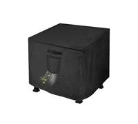Fire Pit Cover, Waterproof Shelter Square, 32.28x32.28x24.02in Weather-Resistant Material, Secure Adjustable Fit, Heavy Duty Equipment for Outdoor Deck Balcony Garden and Patio