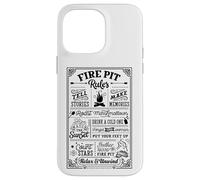 Fire Pit Rules est Un passionné de Camping Qui est Une Coque pour iPhone 14 Pro Max
