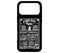 Fire Pit Rules est Un passionné de Camping Qui est Une Coque pour iPhone 17 Pro Max