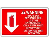 Fire Prevention Zone Retro Tin Sign for Garden Gate Yard 8 X 12 in | Outdoor friendly metal sign withstands rain sun and snow exposure