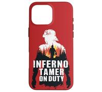 Fire Rescue Inferno Tamer on Duty Citation Wildland Firefighter Coque pour iPhone 16 Pro Max