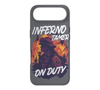 Fire Rescue Inferno Tamer on Duty Citation Wildland Firefighter Coque pour iPhone Air