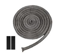 Fire Rope - Fiberglass, 0.62x78.74in Wood Stove Gasket High-Temperature Resistant | Flexible Heat-Sealing Replacement Rope With Connector, Stove Gasket For Fireplaces, Wood Stoves