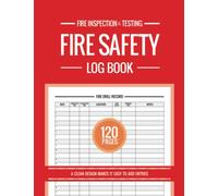 Fire safety log book, Fire inspection and testing log book, Fire drill log book, Emergency lighting log book, Fire extinguisher log book, Fire alarm ... For Landlords, Businesses, Schools and more