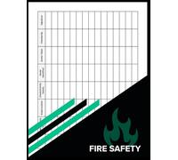Fire Safety Log Book: Workplace Fire Safety Checks, Inspections, Drills & Alarm Test Record for Offices, Shops & Businesses | Fire Safety Register with Signatures | Large 8.5 x 11 Inch, 100 Pages