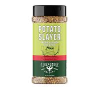 Fire & Smoke Society Assaisonnement pour légumes | Assaisonnements et frottements pour barbecue | Pomme de terre, frite française | Mélange de poudre à frotter, ail, oignon, saveur herbes | XL, 283,5