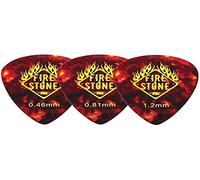 Fire Stone Médiator, Plektrum/Pick Mix Celluloid, 351 Forme, 1,20 mm, tortue, 12 pièces