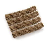 Fire Tinder pour Allume Feu Survie Tinder Ropes Starter Incendie Allume Feu en Corde de Chanvre étanche pour Camping Survie Randonnée Feu de Camp Bivouac