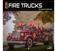 Fire Trucks 2026 Calendar: Heroic machines in action and repose
